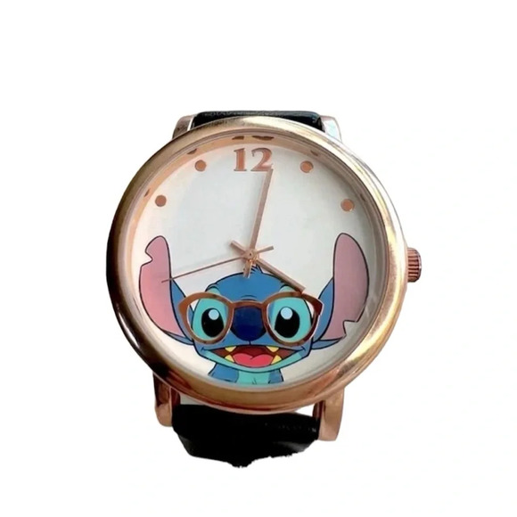 Disney Stitch Rose Gold Wrist Watch - Picture 6 of 6